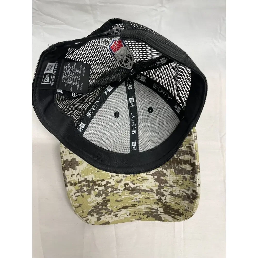 Green Bay Packers New Era Salute To Service Hat 9FORTY Adjustable Mesh Back